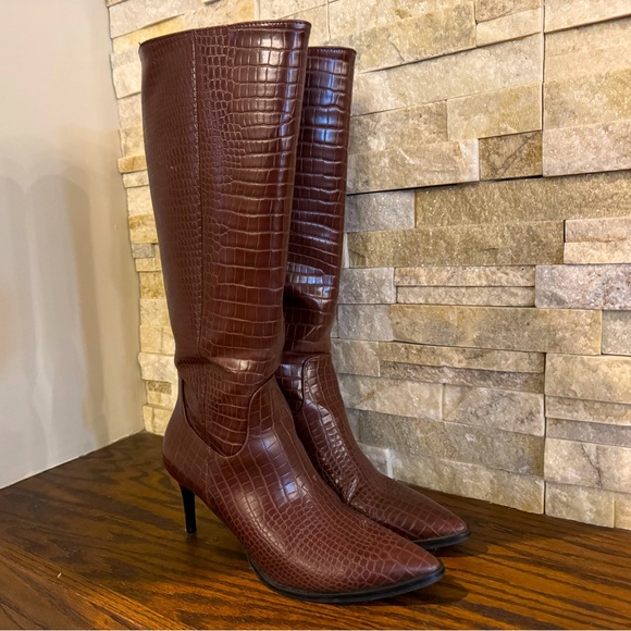 ASOS | Shoes | Croc Embossed Boots | Poshmark